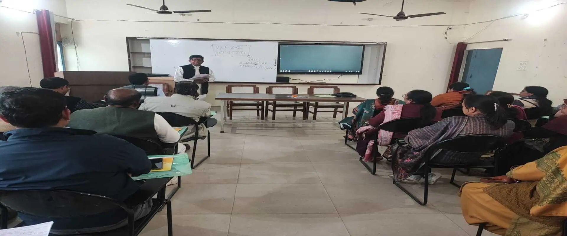 Classroom teaching activity at DIET Bijnor
